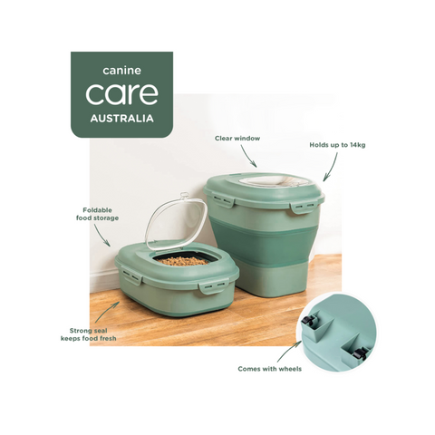 Canine Care Food Storage Bin Collapsible
