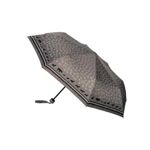 Clifton Umbrella Dog Print Grey