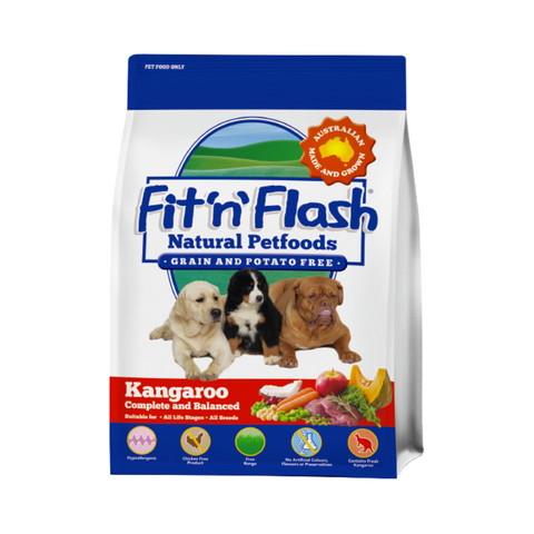 Fit n Flash Natural Petfoods Grain and Potato Free Kangaroo 2kg