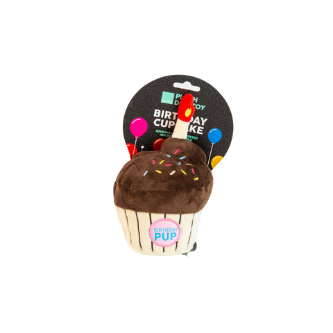 Fuzzyard Birthday Cupcake Dog Toy